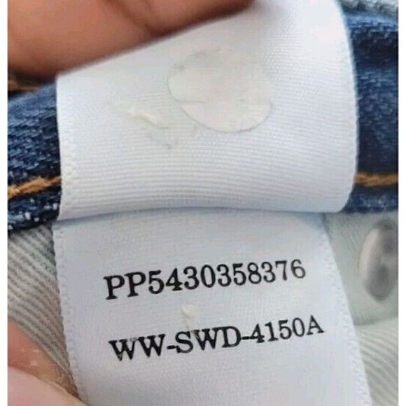 Everlane The Summer Jeans High Rise Cropped Distressed Medium Wash Size 29 - Picture 3 of 8